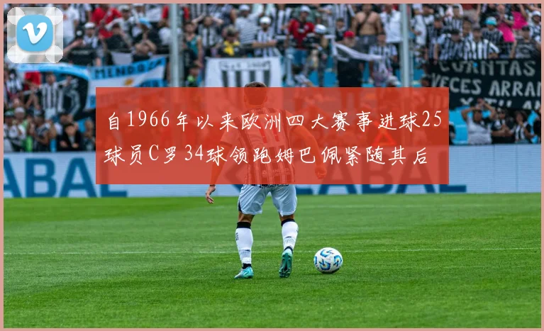 自1966年以来欧洲四大赛事进球25球员C罗34球领跑姆巴佩紧随其后
